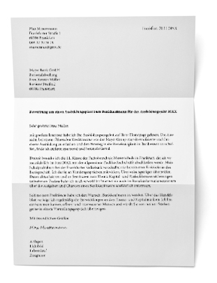 Anschreiben Anschreiben